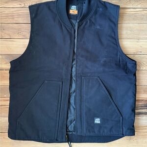 Berne XL Black Workwear Vest